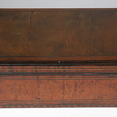 Burlwood Inlaid Trinket Box, 19th Century
