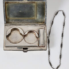Sterling Silver Lady’s Hand Wrought Compact, 20th century