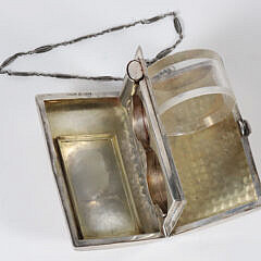 Sterling Silver Lady’s Hand Wrought Compact, 20th century