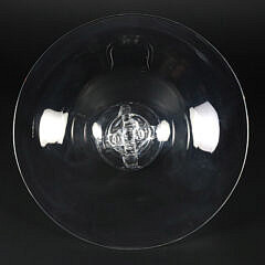 Signed Steuben Clear Crystal Compote