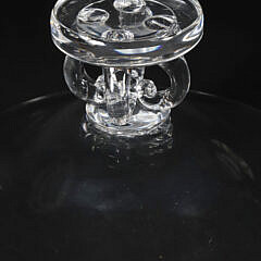 Signed Steuben Clear Crystal Compote