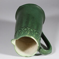 J.S.T. & Co. Pottery Pitcher, Keene, New Hampshire