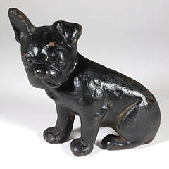Antique Cast Iron "Frenchie" Doorstop #2