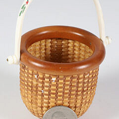 44-5535 Jean M. Valerio Woven 1 Egg Basket A_IMG_9862