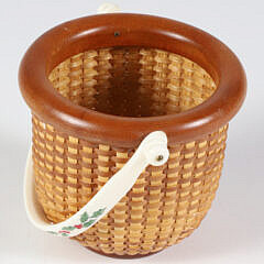 Jean M. Valerio Woven Miniature Nantucket Basket