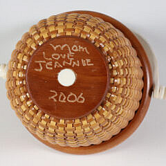 Jean M. Valerio Woven Miniature Nantucket Basket