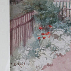 Jane Brewster Reid Watercolor on Paper “Chopping Bowl Tea Room 22 Union Street”