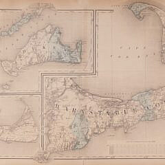 Barnstable Nantucket County Map