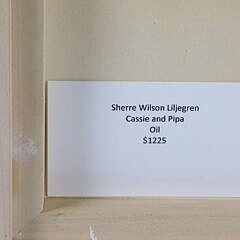 Sherre Wilson Liljegren Oil on Board “Norwood Farm Cassie and Pipa”