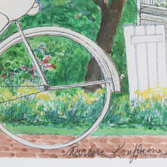 Barbara Kauffman Locke Pencil Signed Print “Self Portrait #1/1”