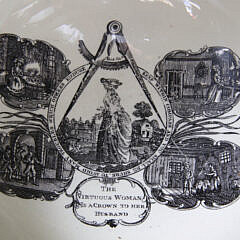 Liverpool Transfer-Printed Creamware Bowl, circa 1800