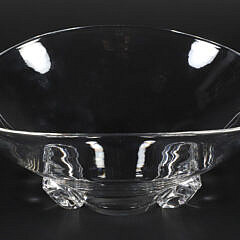 Large Signed Steuben Centerpiece Bowl