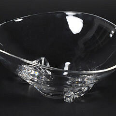 Large Signed Steuben Centerpiece Bowl
