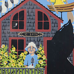 Donn Russell Limited Edition Nantucket Silkscreen “Family Portrait”