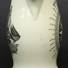 Miniature Liverpool Creamware Jug, 19th Century