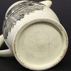 Miniature Liverpool Creamware Jug, 19th Century