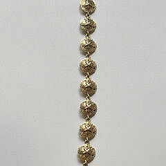14k Yellow Gold Sand Dollar Bracelet