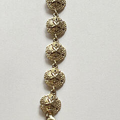 14k Yellow Gold Sand Dollar Bracelet