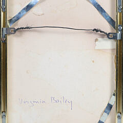 Virginia Bailey Watercolor on Paper “Blue Chair”