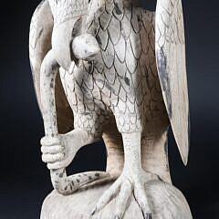Levi Stewart Carved Eagle with Snake Circa 1980
