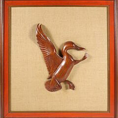 92-4147 Robert Cary Caldwell Carved Mahogany Plaque A_IMG_9672