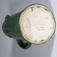 J.S.T. & Co. Pottery Pitcher, Keene, New Hampshire