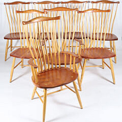 1-5540 Eight Stephen Swift Pomfret Dining Chairs A_IMG_9490