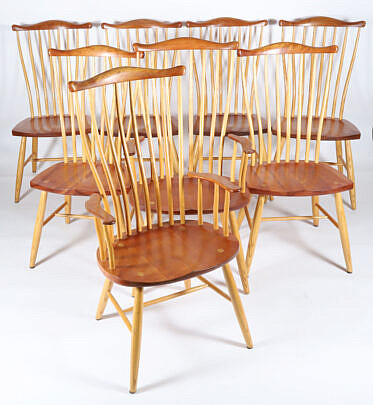 1-5540 Eight Stephen Swift Pomfret Dining Chairs A_IMG_9490