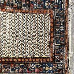 Hand Knotted Antique Northwest Persian Tribal Oriental Carpet Runner, circa 1890-1920
