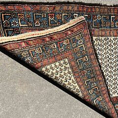 Hand Knotted Antique Northwest Persian Tribal Oriental Carpet Runner, circa 1890-1920