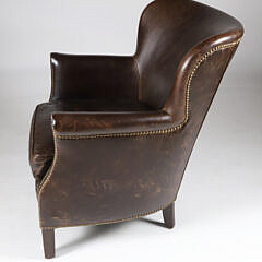 Lee Industry Petite Leather Club Chair