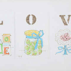 Maggie Meredith Framed Love U Collage