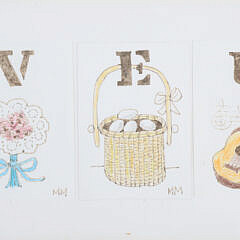 Maggie Meredith Framed Love U Collage