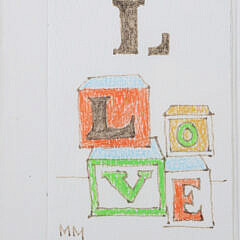 Maggie Meredith Framed Love U Collage
