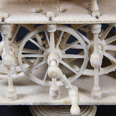 French Prisoner of War Carved Bone “Spinning Jenny”, circa 1800