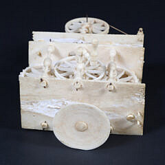French Prisoner of War Carved Bone “Spinning Jenny”, circa 1800