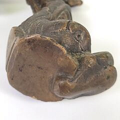 Antique Cast Bronze Dolphin Fish Door Knocker