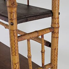 Antique  Bamboo Table Top Shelf Etagere. 19th Century