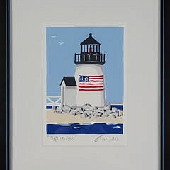 Eric Holch “Sept 12, 2001” Brant Point Nantucket Serigraph Print