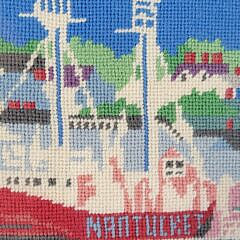 Vintage Erica Wilson Design Nantucket Needlepoint Embroidery
