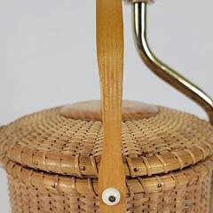 Vintage Nantucket Basket Lamp