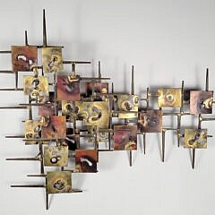 1508-1865 Godfrey Brutalist Sculpture A