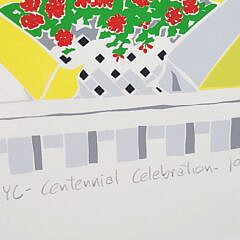 Eric Holch Limited Edition Serigraph Print “NYC Centennial Celebration 1990”