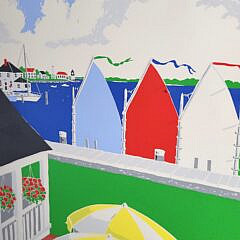Eric Holch Limited Edition Serigraph Print “NYC Centennial Celebration 1990”