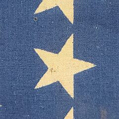 Antique 46 Star United States American Flag