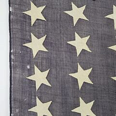 Antique World War One Era 48 Star United States American Flag
