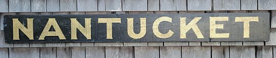 1554-1865 Nantucket Sign A