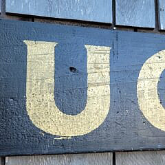 Antique Style Nantucket Painted Advertising Trade Sign