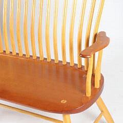 Stephen Swift Cherry and Ash Bench