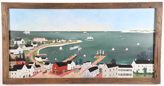 203-2037 Charlie Jan Munro Oil Nantucket Harbor A 9574 JPG